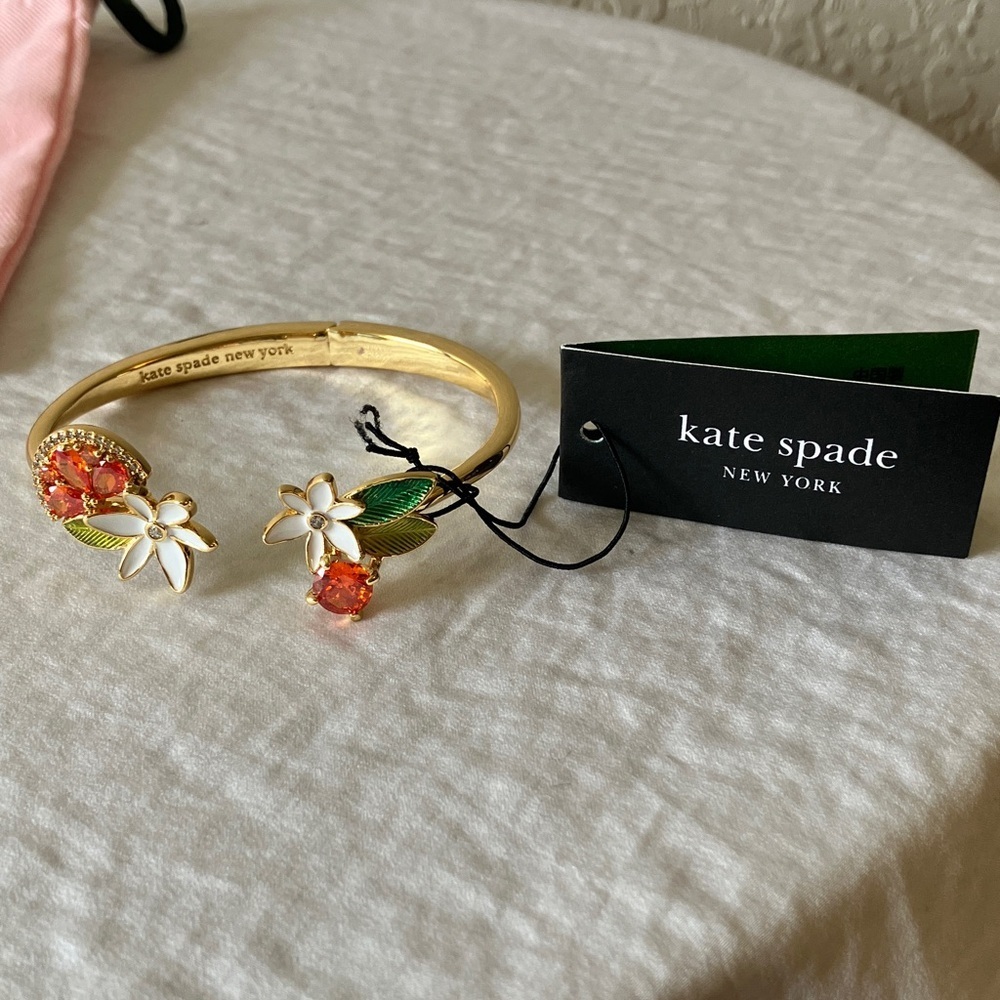 Kate Spade: Sweet Citrus Hinge Cuff- Gold Tone